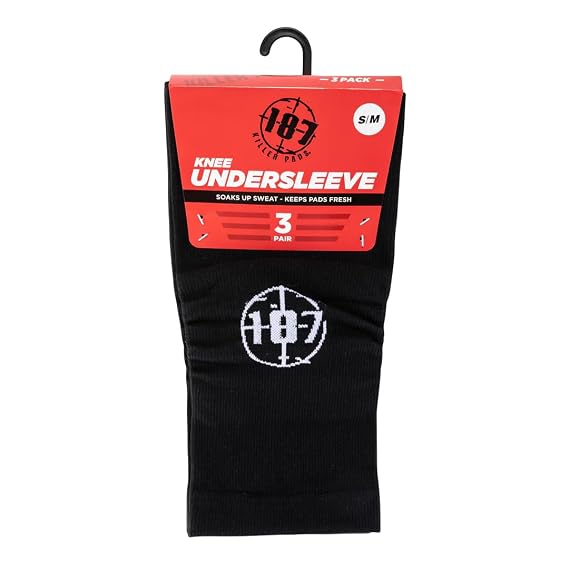 187 Killer Pads Knee Undersleeve, BLACK - L/XL