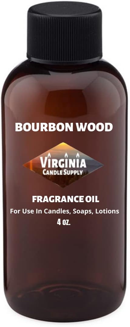Bourbon Wood Fragrance Oil (Our Version of The Brand Name) (4 oz Bottle) for Candle Making, Soap Making, Tart Making, Room Sprays, Lotions, Car Fresheners, Slime, Bath Bombs, Warmers......