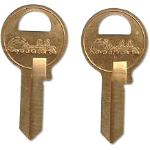 4U2 Pair (2) Replacement Keys Cut to Code on M1 Blank for Master Lock Padlocks, Lockers & Utility Locks | KEYSALACARTE