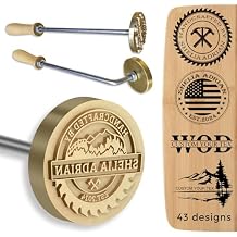 Custom Branding Iron for Wood Personalized Leather Burning Stamp with Logo for Party Wedding Bread Making Handcrafted Design Wood Worker Gifts