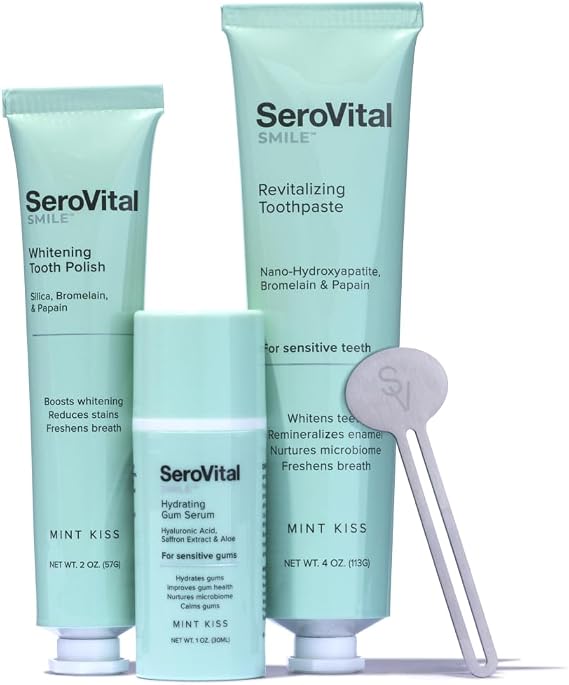 Radiant Smile Kit | Made for Sensitive Teeth | Remineralize, Whiten, Polish