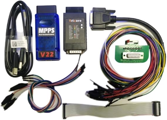 MPPS V22 Master Tricore+Multiboot+Breakout Tricore Cable+Bench Pinout Cable Perfect Kit(A)