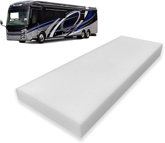 Foamma 4" x 36" x 72" High Density RV Bunk Mattress Replacement, Firm, Durable, Premium Comfort, USA Made, No Cover