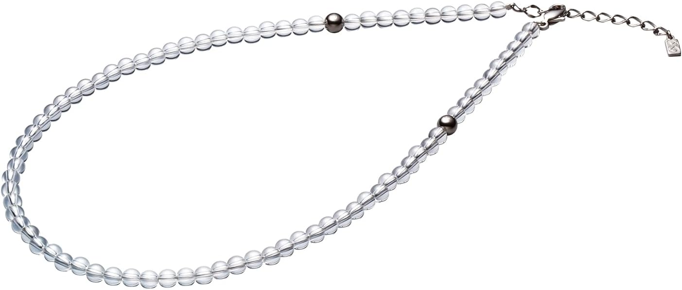 Phiten (phiten) Necklace Crystal Necklace (5mm) 40cm (+ 5cm Adjuster)