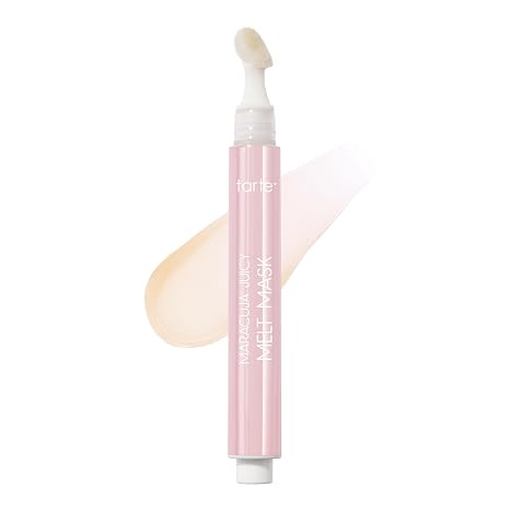 tarte maracuja juicy melt mask Lip Mask, Balm & Lipgloss with Vitamin E & Shea Butter, Hydrating Overnight Treat for Soft, Smooth, Nourished Lips, Vegan & Cruelty Free