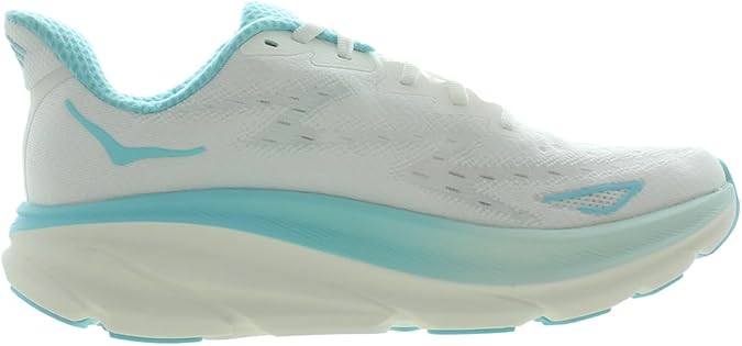 HOKA Clifton 9 Womens Shoes Size 8.5, Color: Frost/Rose Gold