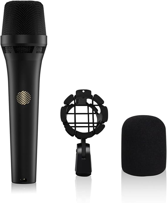iCON Pro Audio Thunder X 32mm Large Diaphragm Handheld Condenser Mic | 32mm Large Diaphragm Handheld Condenser Microphone, Cardioid XLR Mic for Live Performance, Studio Vocals.