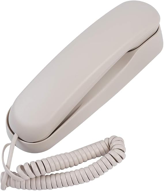 Compact Wall Mount Corded Phone with Luminous Buttons