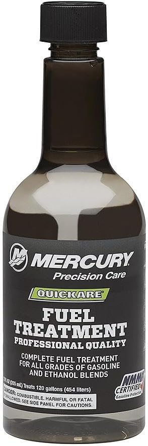 Mercury 8M0047930 Quickare Fuel Treatment Additive, 12 oz