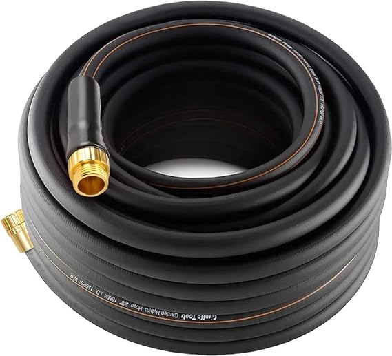 Giraffe Tools Garden Hose 100ft x 5/8" | Heavy Duty, Lightweight, Flexible Hybrid Hose, 100 ft Water Hose with Male To Female Fittings