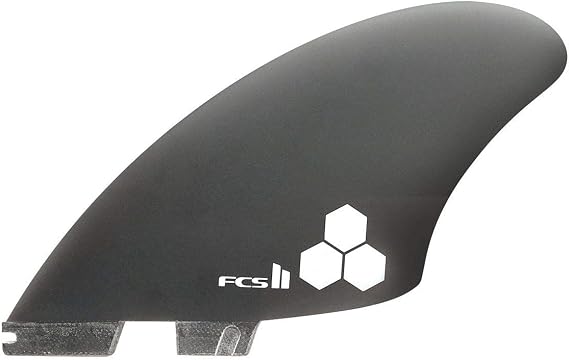 FCS II Channel Islands Keel Twin Surfboard Fins - Medium/Smoke