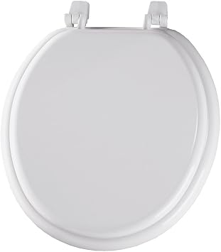 400tta Closet Seat Round White Molded Wood