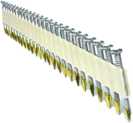 NailPro Type 316 SS 2-1/2" x .131" Collated Joist Hanger Nails - 34 Degree Paper Tape - 1,000 pcs