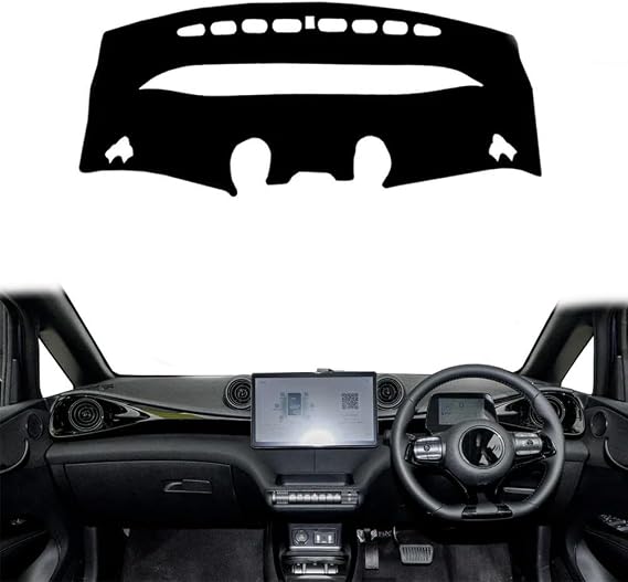 Car Dashboard Cover Sun Shade Avoid Light Mat Pad Dashboard Grip Mat Instrument Panel Carpe For BYD Dolphin 2021 2022 2023 2024