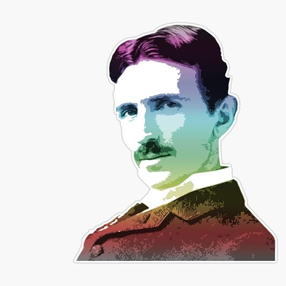 Tesla Decal Vinyl Bumper Sticker 5"