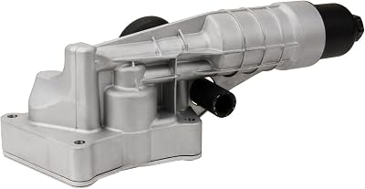 MITZONE Engine Oil Cooler Filter Housing Assembly Compatible with 2012-2015 Mercedes-Benz SLK 250 C 250 1.8L L4 with Tube