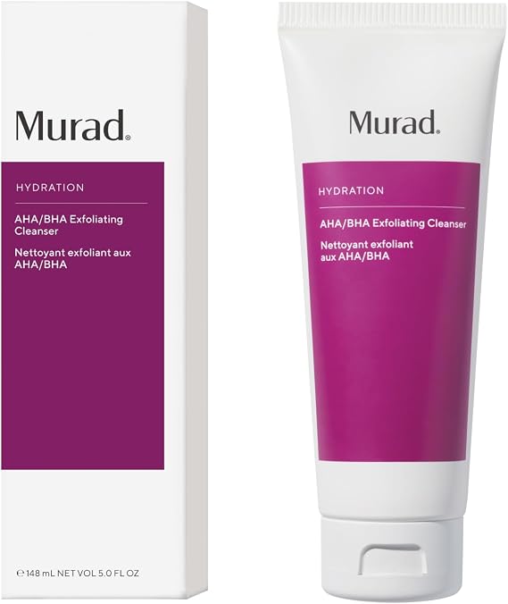Murad AHA/BHA Exfoliating Cleanser - Soyucu Etkili Yüz Temizleme Peelingi 1 Paket (1 x 148 ml)