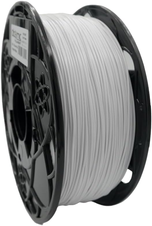 Atomic Filament 2.85mm, 0.02mm Diameter Variation Fits Most FDM 3D Printers (Bright White, 3.5 kg)