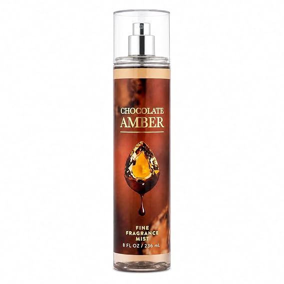 Bath and Body Chocolate Amber Fine Fragrance Mist | 8 FL OZ
