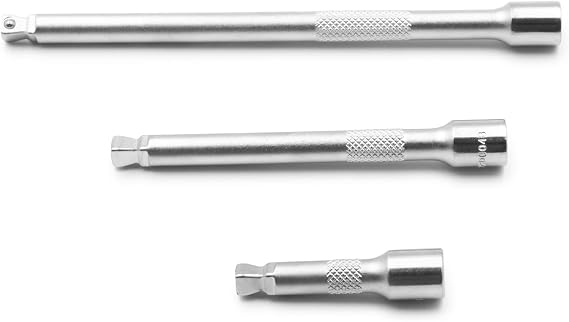 Genius Tools 3 Piece 1/4" Dr. Wobble Extension Bar Set BE-22406