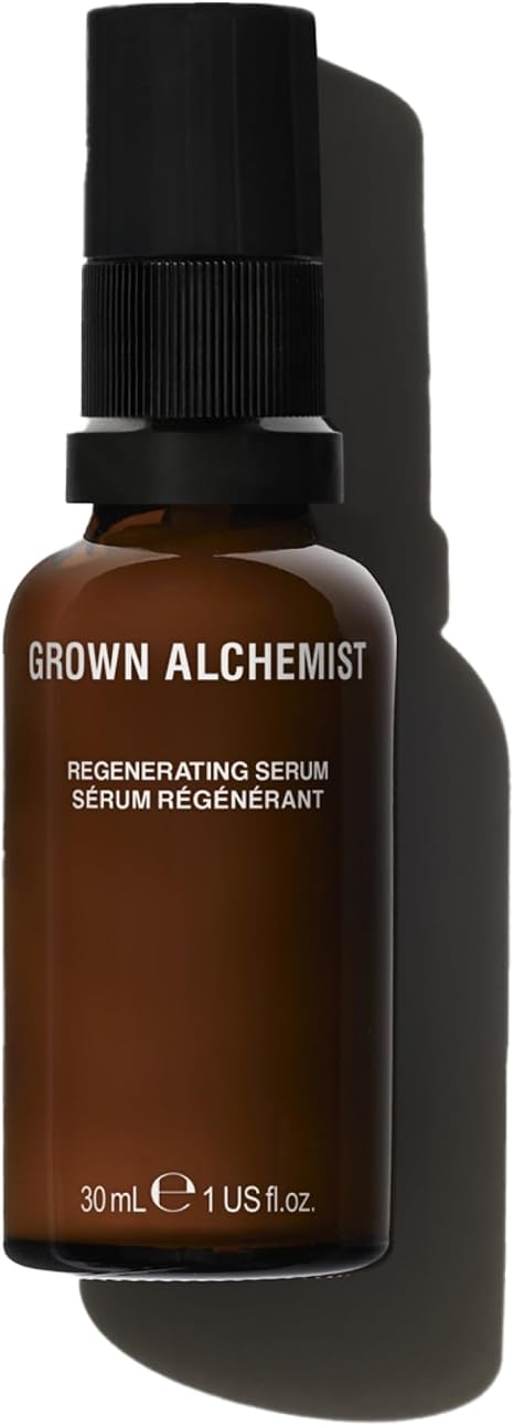 Grown Alchemist Regenerating Face Serum - Anti Aging Serum with Peptides, Proteins, Plant Collagen for Anti Wrinkle, Moisturising, Organic Face Brightening Serum - Hydrating Antioxidant Serum 30ml