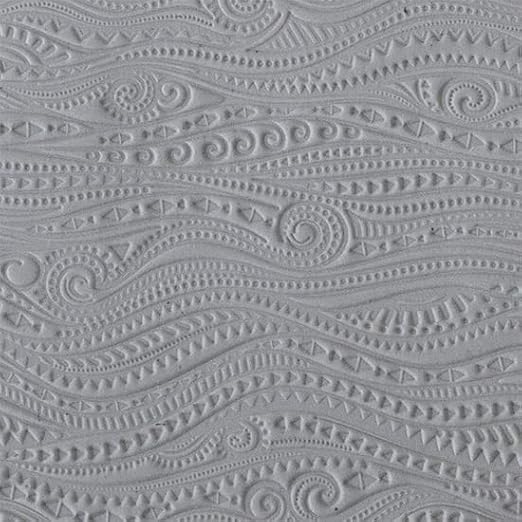 Cool Tools - Flexible Mega Tile - Tribal Vines - 9.25" X 6"