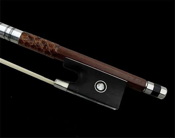 Musical Instrument Accessories 1Pcs Violin Bow Size 1/2 1/4 1/8 3/4 4/4 Red Sandal Wood Horse Hair Accessories(Light green)