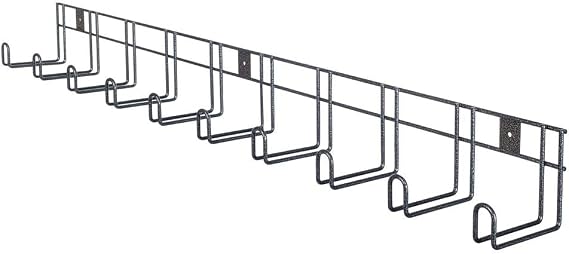 EASY-UP Pro 10 Hook Long Arm Tack Rack | Perfect for Compact Stables | 10-Hook Design | Holds Multiple Tack Articles per Hook | Rust Resistant |