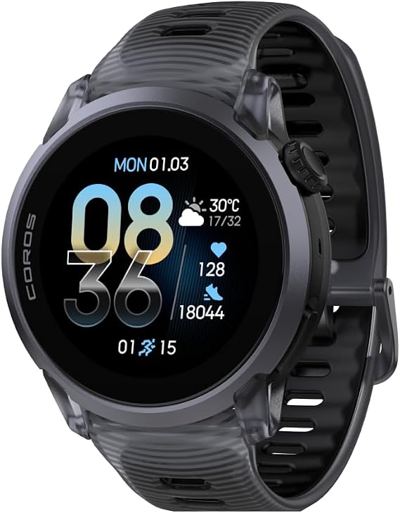 COROS PACE 4 Ultralight Sport GPS Watch for Run - Black Crystal, Aluminum