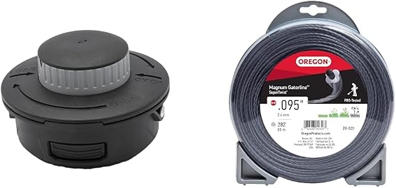 Weed Warrior Autowinder II Bump Head & Oregon Magnum Gatorline .095-Inch 282-Foot Trimmer Line Bundle