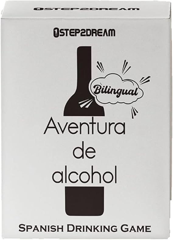 Juegos de Cartas Bilingues para Fiestas | Juego de Beber para Adultos en Espanol | Juego de Mesa Divertido en Dos Idiomas para Noches y Fiestas