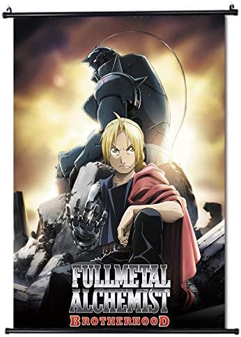 kopoo Fullmetal Alchemist Brotherhood 002-Japan Anime Fabric Wall Scroll Poster Size 30x45cm(12 x 18 in)