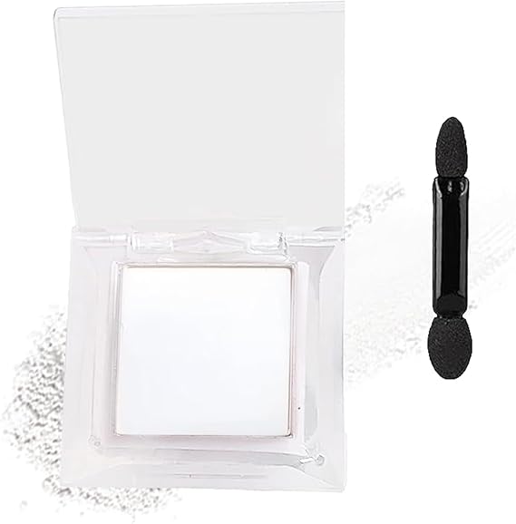 Snowlight White Matte Single Eyeshadow, Waterproof and Long-Lasting