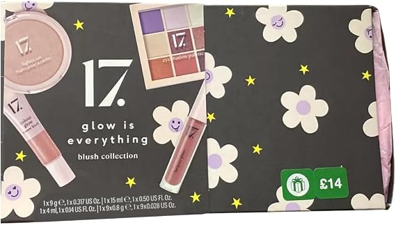 17. Makeup Gift Set, Glow Is Everything Blush Collection, 020 Shade, Eyeshadow Palette, Lip Gloss, Highlighter Powder, Blush Highlighter Kit, Enhance Natural Beauty