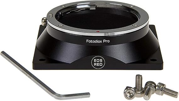 Fotodiox Pro Lens Mount Adapter Compatible with Canon EOS (EF/EF-S) D/SLR Lenses to Red Digital Cinema Camera Bodies