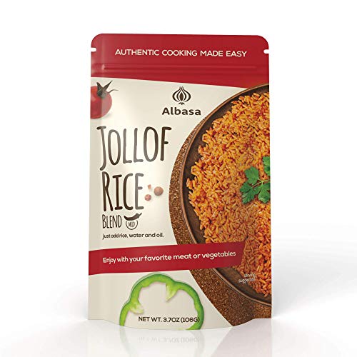 Jollof Rice Blend Mild, 3.7oz Made with100% Tomato and Spices