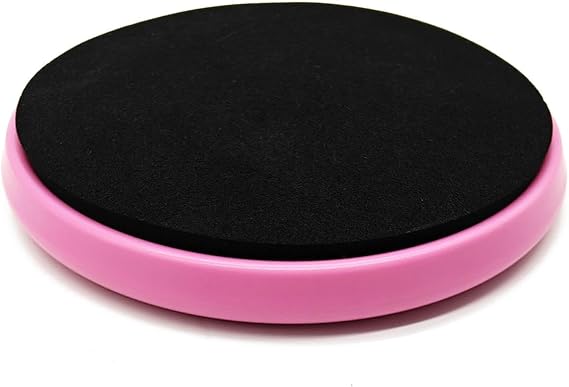 CampTeck U7271 Ballet Turning Disc, Pirouette Board, Round Dancers Turning Board, Spin Board Ice Skating - Pink with Black Foam