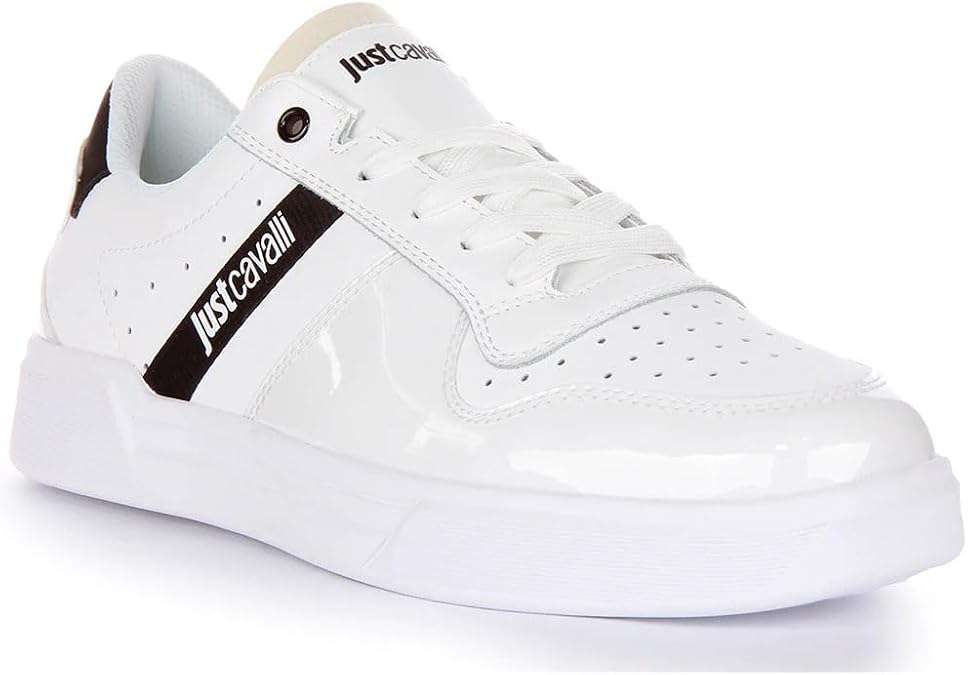 Just Cavalli Men's Shoes, High Sneakers Model 75QA3SB7, Made of Synthetic Leather