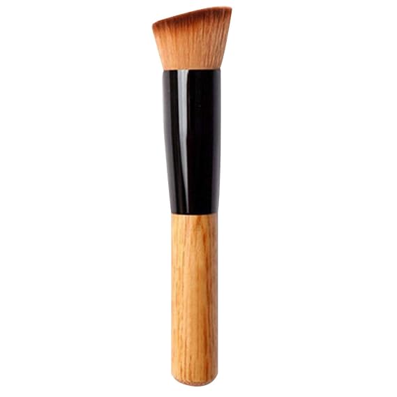Gaweb Makeup Brushes, Wooden Blush Eyeshadow Foundation Powder Beauty Tool Facial Beauty Applicator 1#