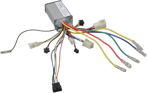 AlveyTech 36 Volt B-WZKD3615A-GFC-T1 Controller for the Razor Rambler 16 - Replacement Motor Speed Control Module with 6-Wire Throttle Connector