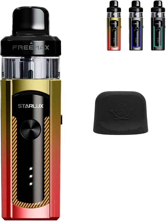 FreeMax Starlux 40W Kit + Silicone Cap Red Gold