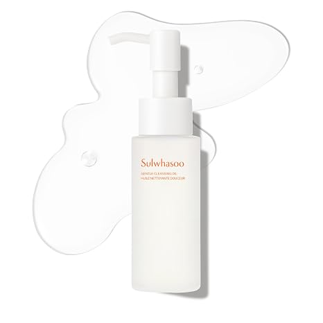 Sulwhasoo Gentle Cleansing Oil | Korean Oil Cleanser & Makeup Remover | Dissolves Waterproof Makeup & SPF | Hydrating Double Cleanse Face Wash for Dry & Sensitive Skin