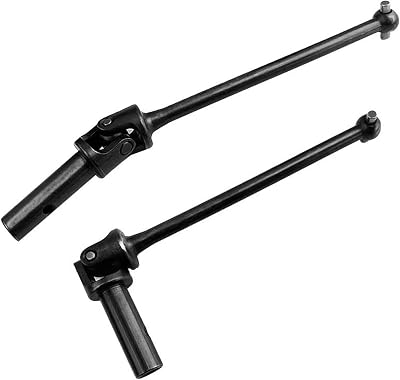 RC Drive Shaft Compatible with FS for Atom 2 PCS Drive Shaft CVD Accessories Metal Front Drive Shaft 18 RC Off-Road for Desert Truck Upgrade Parts