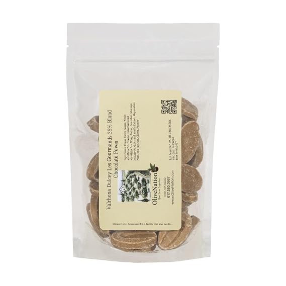Valrhona Dulcey Blond Chocolate Feves from OliveNation - 18 pound