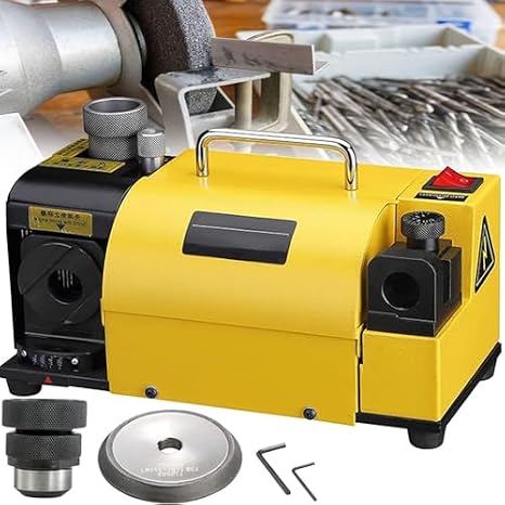 Electric Drill Bit Sharpener & Knife Grinding Machine - Adjustable Angle Tool for Sharpening HSS Drill Bits and Chisels, Perfect for DIY and Professional Use