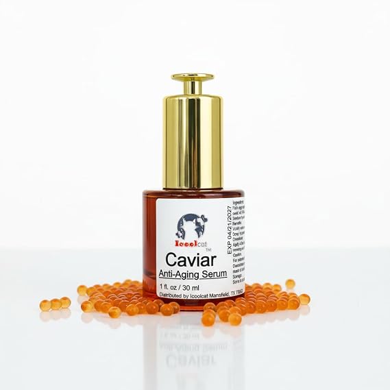 Luxury Caviar Anti-Aging Serum - Hydration, Firming, Wrinkle Reduction, Skin Revitalization, 1 oz 30ml