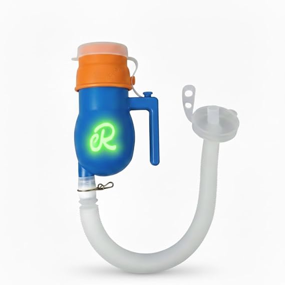 Soft Silicone Urinal Head Replacement, Fits 2in Bottles, 63in Hose