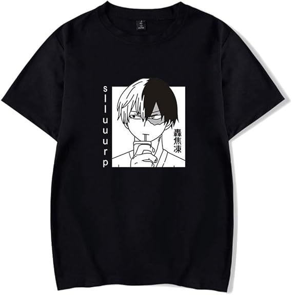 RONGJUN Unisex MHA T-Shirt Bakugou Katsuki Plus Ultra Graphic Tee Shirt