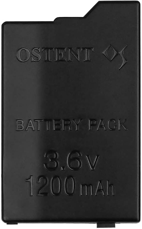 OSTENT Real 1200mAh 3.6V Li-ion Polymer Lithium Ion Rechargeable Battery Pack Replacement for Sony PSP 2000/3000 Console PSP-S110 Video Games