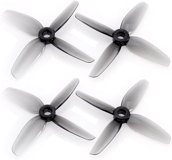 8pcs HQProp 2.9X2.9X4 2929 2.9 Inch 4-Blade Propeller Set (4X CW / 4X CCW) Poly Carbonate